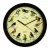 Tiko Time reloj de pared 7646-2 – negro