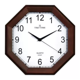 Tiko Time reloj de pared de madera 7647-2 – nogal