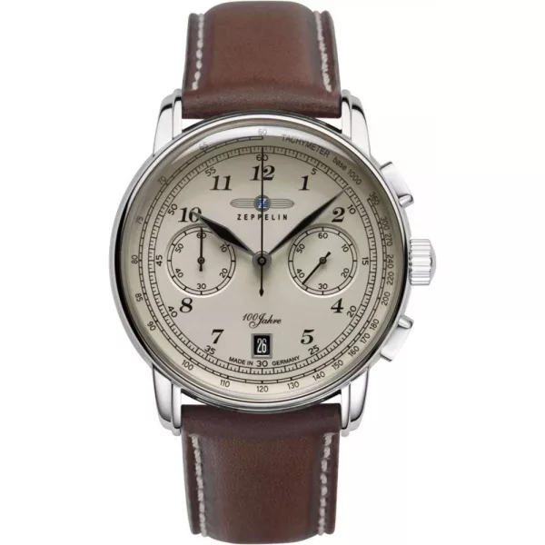 Zeppelin 100 Jahre reloj de hombre 7674-6