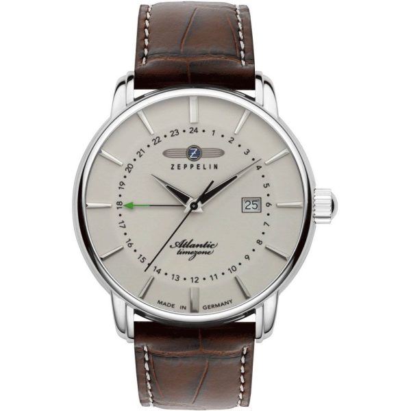 Zeppelin Atlantic Timezone reloj de hombre 8442-5