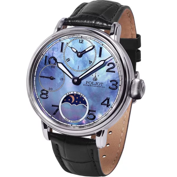 Poljot International Doubletimer reloj de hombre 9120.2940336