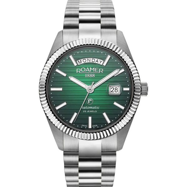Roamer Primeline Day-Date reloj de hombre 981666 41 75 50