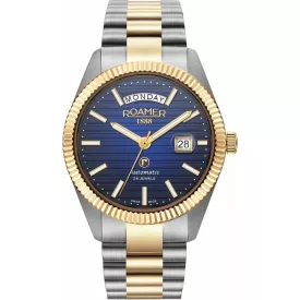 Roamer Primeline Day-Date reloj de hombre 981666 47 45 50