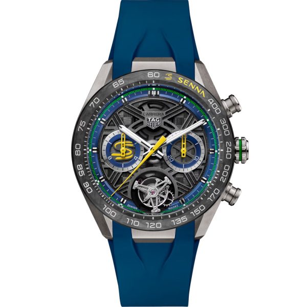 TAG Heuer Carrera Extreme Sport Chronograph Tourbillon X Senna Limited Edition reloj de hombre CBU5081.FT6274