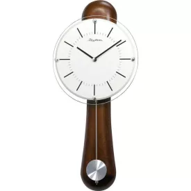 Rhythm reloj de pared de péndulo de madera CMP525NR06