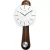 Rhythm reloj de pared de péndulo de madera CMP525NR06