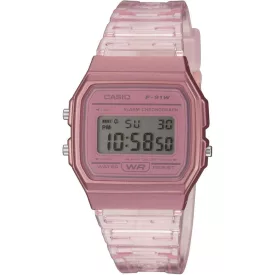Casio Vintage reloj de mujer F-91WS-4EF