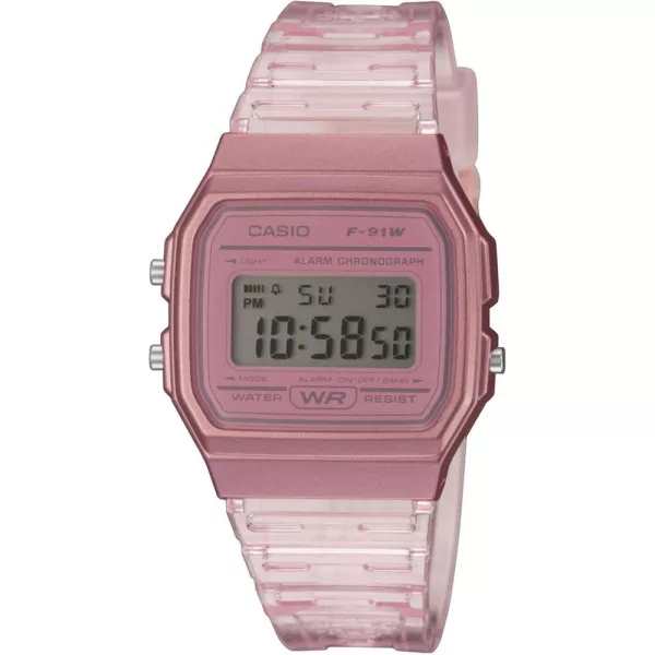 Casio Vintage reloj de mujer F-91WS-4EF