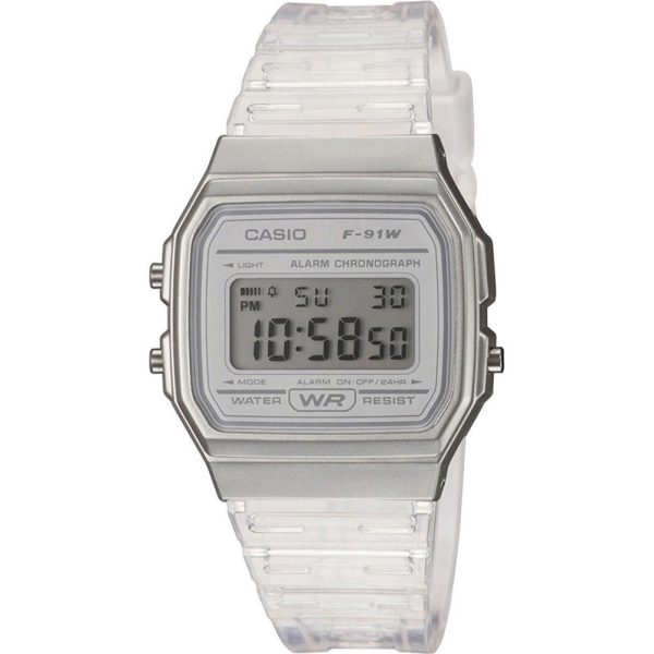 Casio Vintage reloj de mujer F-91WS-7EF
