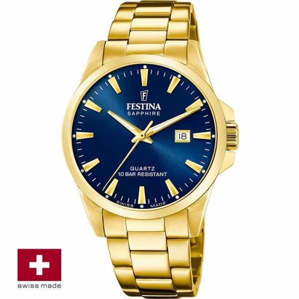 Festina Swiss Made Acier reloj de hombre F20044/3