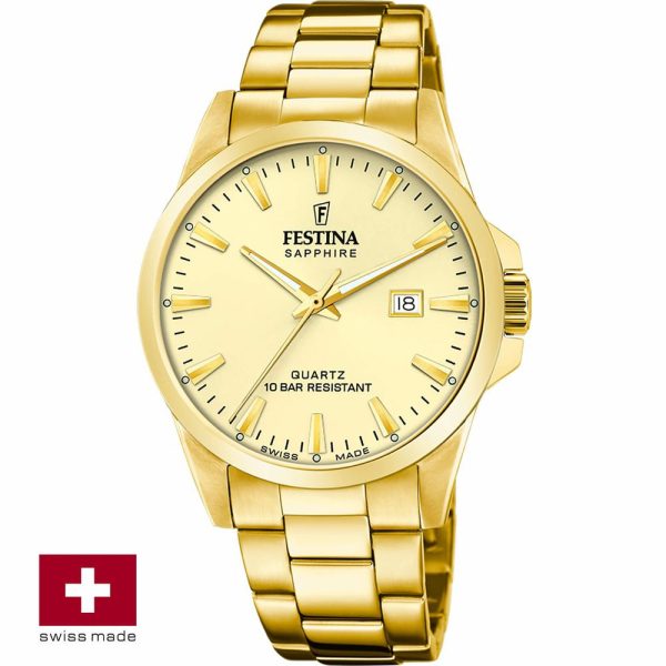 Festina Swiss Made Acier reloj de hombre F20044/4