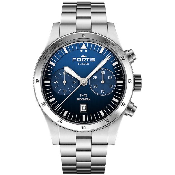 Fortis Flieger F-43 Bicompax reloj de hombre F4240012