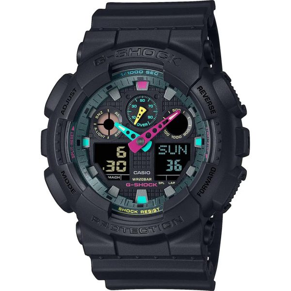 Casio G-Shock Multi Fluorescent reloj de hombre GA-100MF-1AER