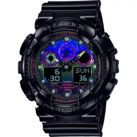Casio G-Shock Virtual Rainbow reloj de hombre GA-100RGB-1AER