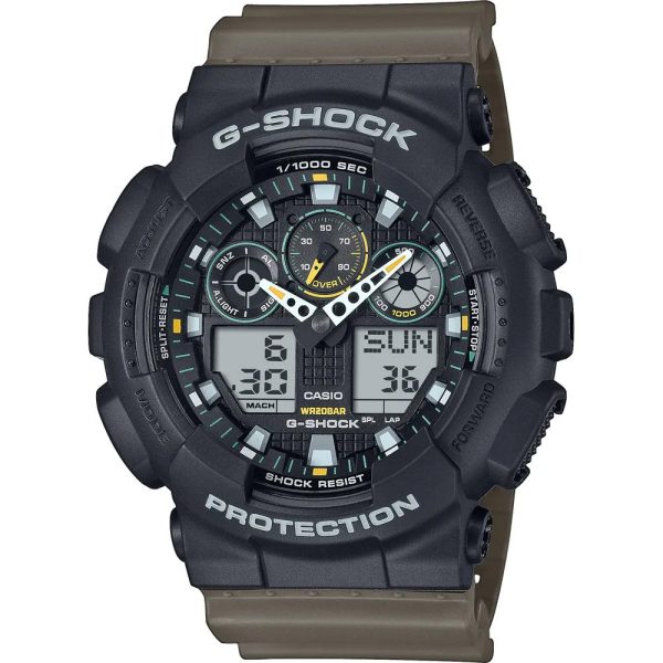Casio G-Shock Two Tone Utility Colours reloj de hombre GA-100TU-1A3ER