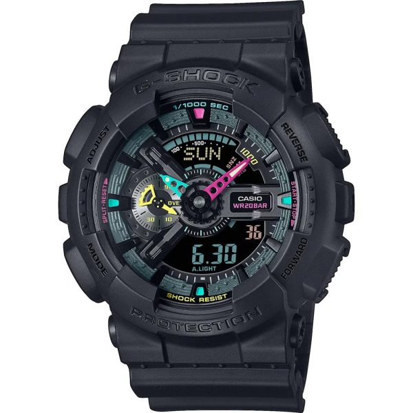 Casio G-Shock Multi Fluorescent Accents reloj de hombre GA-110MF-1AER