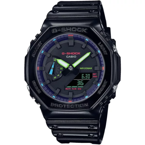 Casio G-Shock Virtual Rainbow reloj de hombre GA-2100RGB-1AER