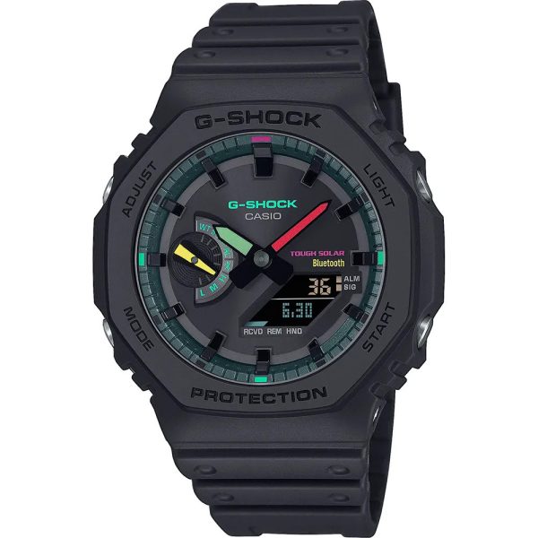 Casio G-Shock Multi Fluorescent Accents reloj de hombre GA-B2100MF-1AER