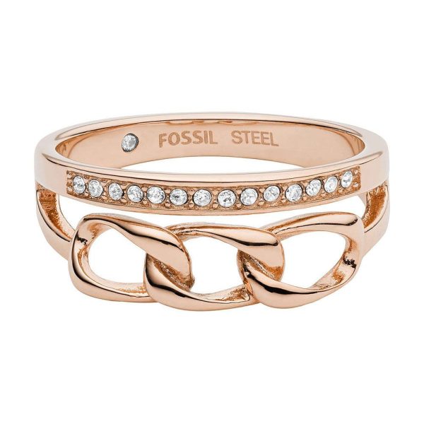 Fossil femenino anillo 56 JF03351791508