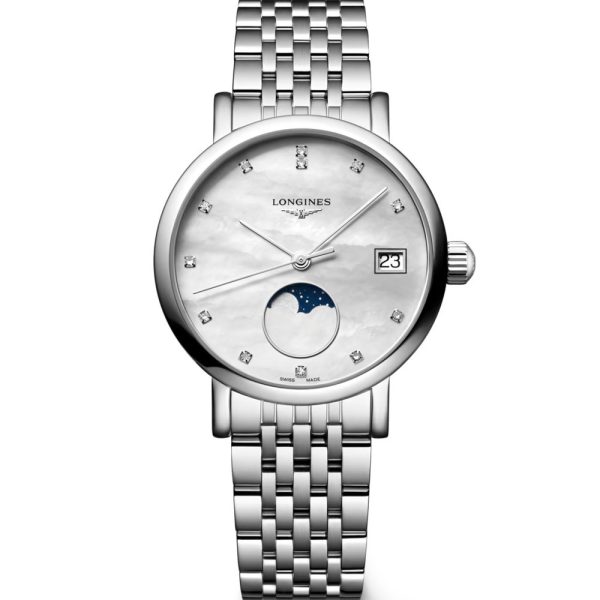 Longines Elegante Collection Moonphase reloj de mujer L4.330.4.87.6