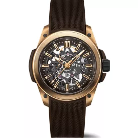   Norqain Wild ONE Skeleton 42mm Gold reloj de hombre N3000.07G04.N01.R01