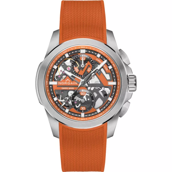 Norqain Independence Skeleton Chrono 42mm reloj de hombre N3200.40S01.O01.R01