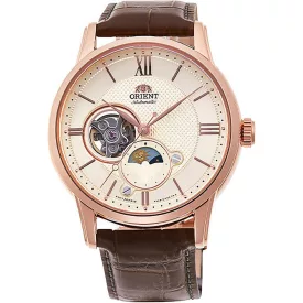 Orient Sun and Moon Open Heart reloj de hombre RA-AS0009S10B