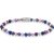 Rebel & Rose Are Violets Blue femenino pulsera S RR-40102-S-S