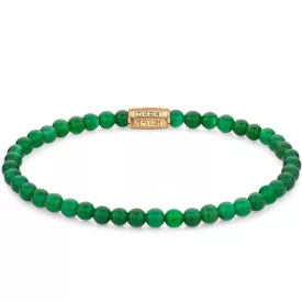 Rebel & Rose Green Agate femenino pulsera S RR-40106-G-S