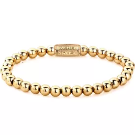 Rebel & Rose Yellow Gold only unisex pulsera S RR-60046-G-S