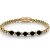 Rebel & Rose Yellow Gold meets Black Madonna femenino pulsera S RR-60080-G-S