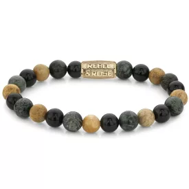Rebel & Rose Autumn Storm Gold hombre pulsera M RR-80091-G-M