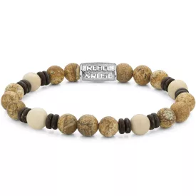   Rebel & Rose Variations Woodstock hombre pulsera M RR-80092-S-M
