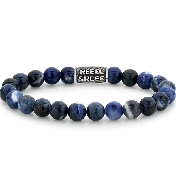 Rebel & Rose Midnight Blue Vintage hombre pulsera M RR-80096-V-M