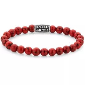   Rebel & Rose Red Delight Vintage hombre pulsera M RR-80099-V-M