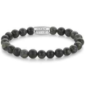 Rebel & Rose Green Rocks hombre pulsera L RR-80107-S-L