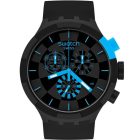 Swatch Big Bold Checkpoint Blue unisex mirar SB02B401