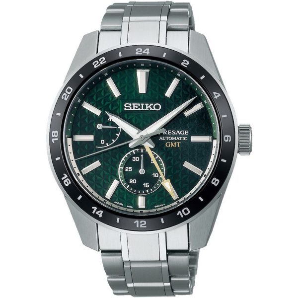 Seiko Presage Sharp Edged GMT reloj de hombre SPB219J1