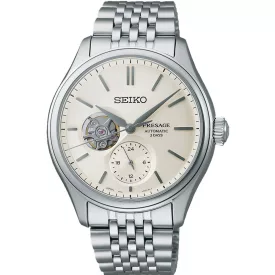   Seiko Presage Classic Shiro-iro Open heart reloj de hombre SPB469J1