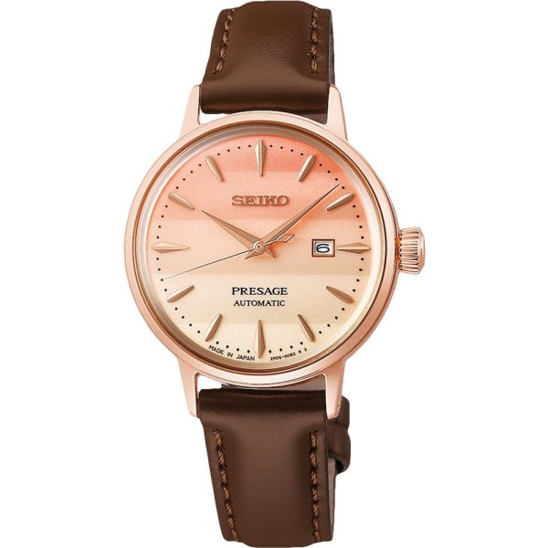 Seiko Presage Coctail Time Star Bar Pinky Twilight Limited Edition reloj de mujer SRE014J1