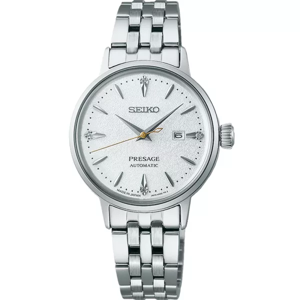 Seiko Presage Hot Buttered Rum Diamond Set Cocktail Time reloj de mujer SRE017J1