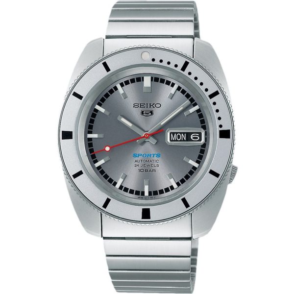 Seiko 5 Sports Heritage Design Re-Creation “Ash blue” Limited Edition reloj de hombre colocar SRPL03K1