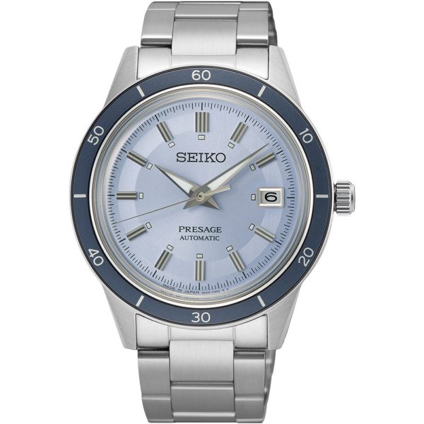 Seiko Presage European Exclusive in Retro Blue Limited Edition reloj de hombre colocar SRPL19J1