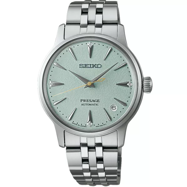 Seiko Presage Frozen Mojito Diamond Cocktail Time reloj de mujer SRPL63J1