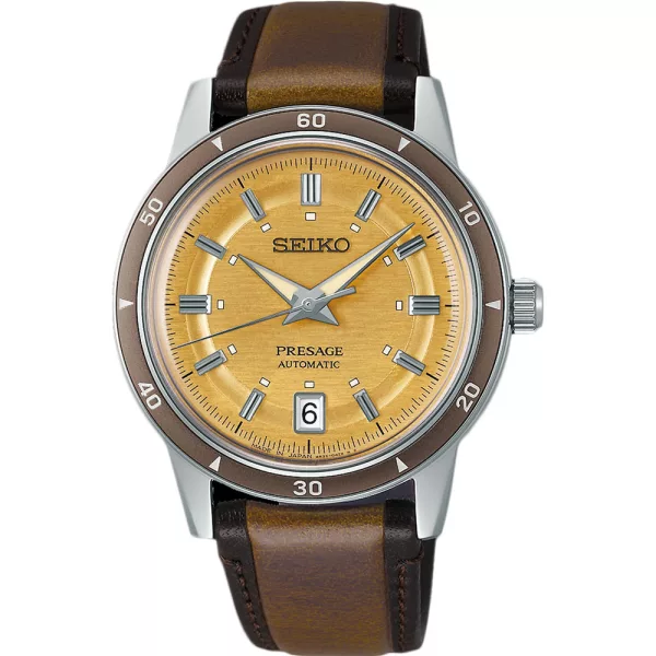 Seiko Presage Style 60s in Golden Yellow reloj de hombre SRPL75J1