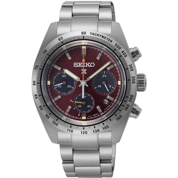Seiko Prospex Speedtimer European Exclusive in Factory Red Limited Edition reloj de hombre SSC953P1