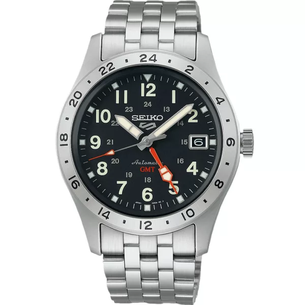 Seiko 5 Sports Field Deploy Mechanical GMT reloj de hombre SSK023K1